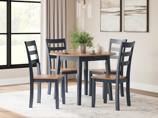Gesthaven Dining Table and 4 Chairs Signature Design by Ashley®