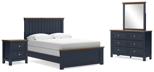 Landocken Panel Bed, Dresser, Mirror And Nightstand Signature Design by Ashley®