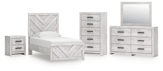 Cayboni Panel Bed, Dresser, Mirror, Chest And Nightstand Signature Design by Ashley®