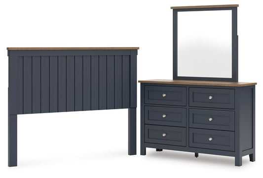 Landocken Panel Headboard, Dresser And Mirror Signature Design by Ashley®