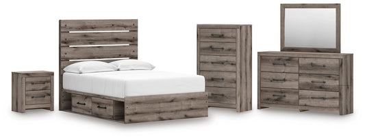 Graystorm Panel Storage Bed, Dresser, Mirror, Chest And Nightstand Signature Design by Ashley®