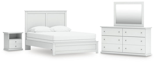 Bostwick Shoals Panel Bed, Dresser, Mirror And Nightstand Signature Design by Ashley®