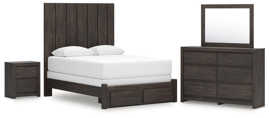 Fraluna Panel Storage Bed, Dresser, Mirror And Nightstand Signature Design by Ashley®