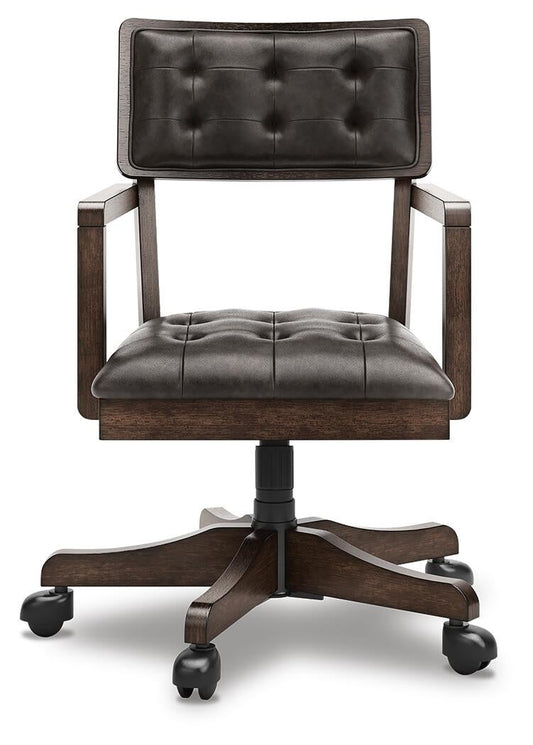 Brecton Home Office Desk With Chair And Storage Signature Design by Ashley®