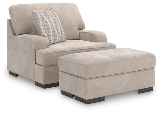 High Profile Chair and Ottoman Benchcraft®