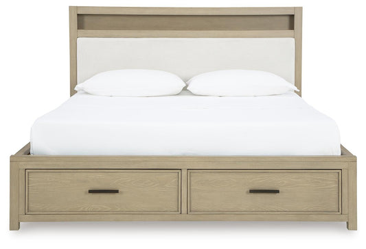 Calmoro Bookcase Bed With Mirrored Dresser And Nightstand Signature Design by Ashley®