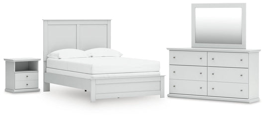 Bostwick Shoals Panel Bed, Dresser, Mirror And Nightstand Signature Design by Ashley®