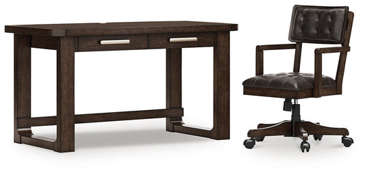 Brecton Home Office Desk With Chair Signature Design by Ashley®