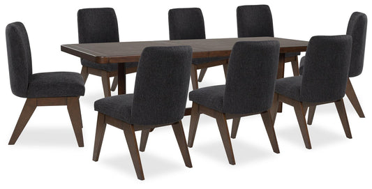 Kendamor Dining Table and 8 Chairs Signature Design by Ashley®