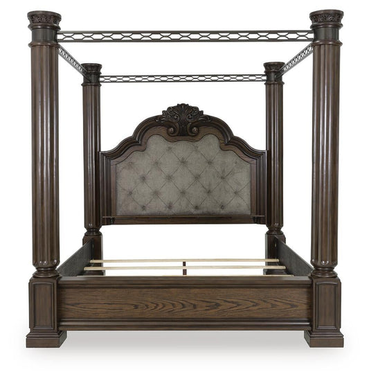 Maylee California Canopy Bed, Dresser, Mirror, Chest And Nightstand Signature Design by Ashley®