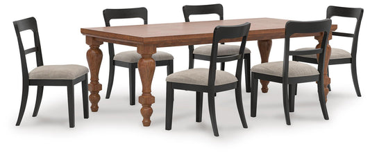 Greddinton Dining Table and 6 Chairs Signature Design by Ashley®
