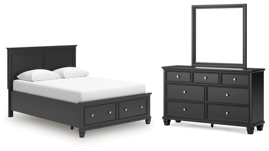 Lanolee Panel Storage Bed, Dresser And Mirror Signature Design by Ashley®