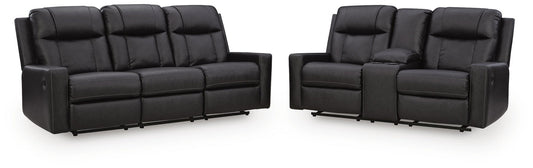 Mackmenville Reclining Sofa and Reclining Loveseat with Console Benchcraft®