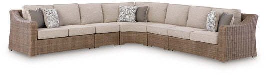 Laguna Heights 5-Piece Outdoor Sectional Signature Design by Ashley®