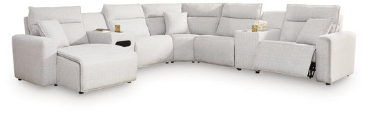 Modmax II 7-Piece Power Reclining Sectional with Chaise and Audio Console Signature Design by Ashley®