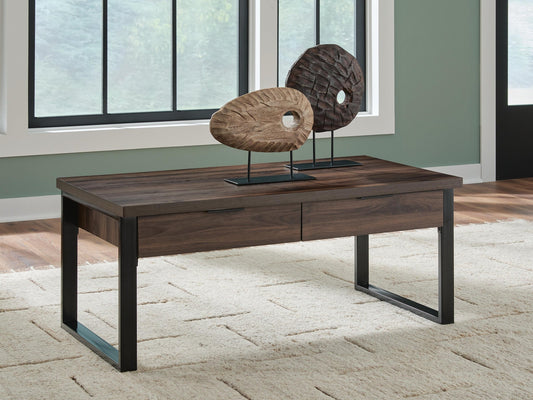 Wickman Falls Rectangular Cocktail Table Signature Design by Ashley®