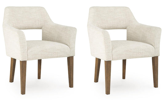 Marxmore Dining UPH Arm Chair (2/CN) Benchcraft®