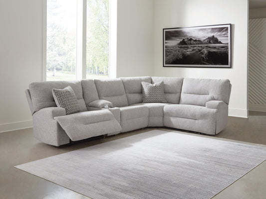 Acklen Place 5-Piece Power Reclining Sectional with Storage Console Signature Design by Ashley®