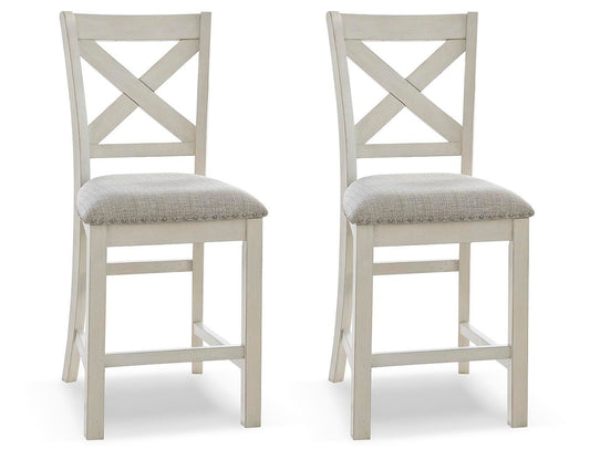 Robbinsdale Upholstered Barstool (2/CN) Signature Design by Ashley®