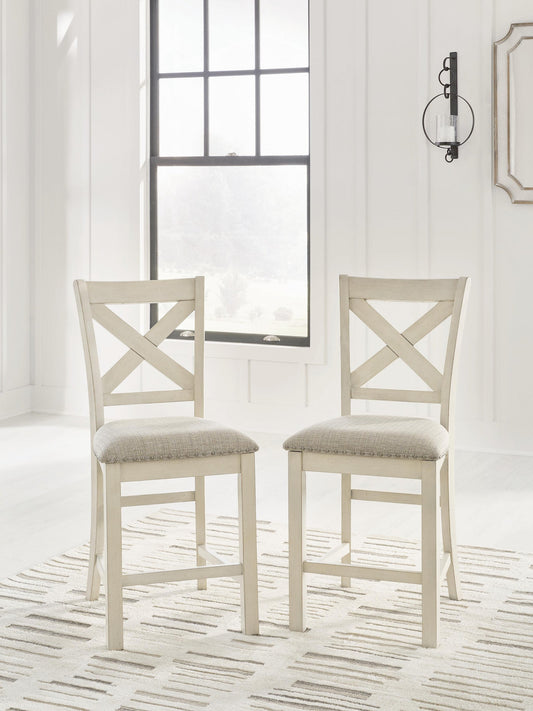 Robbinsdale Upholstered Barstool (2/CN) Signature Design by Ashley®
