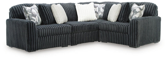 Midnight-Madness 4-Piece Sectional Signature Design by Ashley®