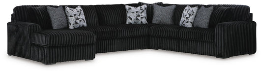Midnight-Madness 6-Piece Sectional with Chaise Signature Design by Ashley®