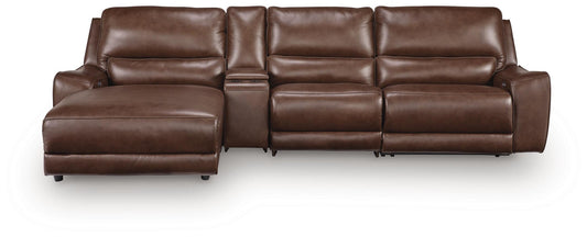 DeepWakes 4-Piece Reclining Sectional with Chaise and Storage Console Signature Design by Ashley®