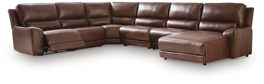 DeepWakes 6-Piece Reclining Sectional with Chaise Signature Design by Ashley®
