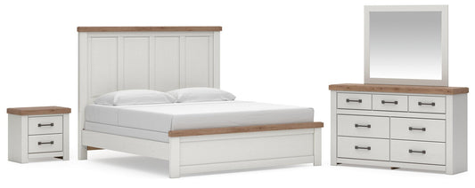 Savonport Panel Bed. Dresser, Mirror And Nightstand Benchcraft®