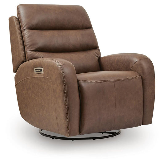 Motion-Max Swivel Glider Power Recliner Signature Design by Ashley®