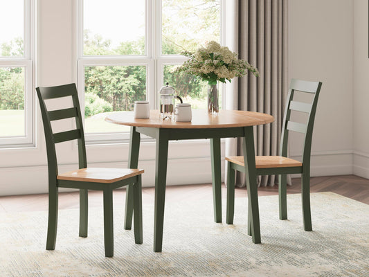 Gesthaven Dining Table and 2 Chairs Signature Design by Ashley®