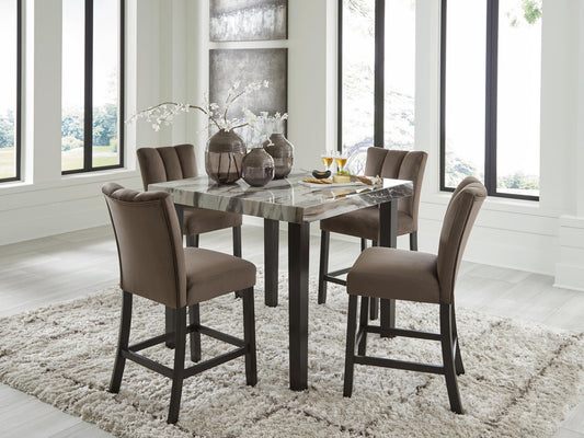 Jazmore Counter Height Dining Table and 4 Barstools Signature Design by Ashley®