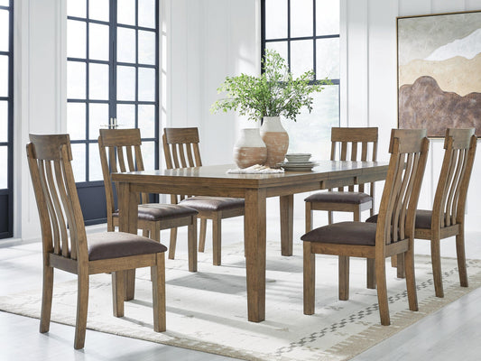 Broxtyn Dining Table and 6 Chairs Signature Design by Ashley®