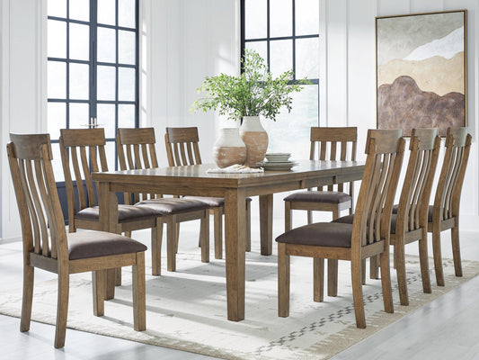 Broxtyn Dining Table and 8 Chairs Signature Design by Ashley®