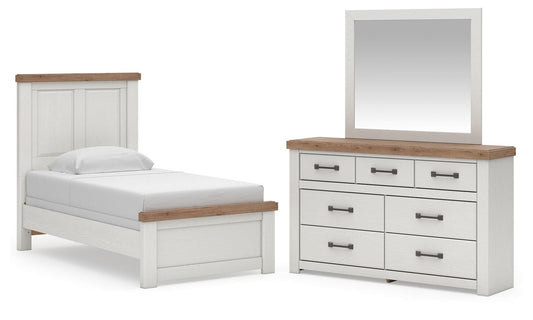 Savonport Panel Bed, Dresser And Mirror Benchcraft®