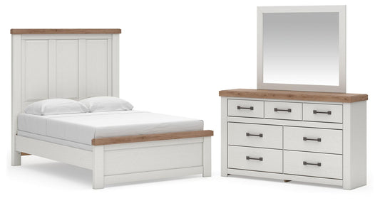 Savonport Panel Bed, Dresser And Mirror Benchcraft®