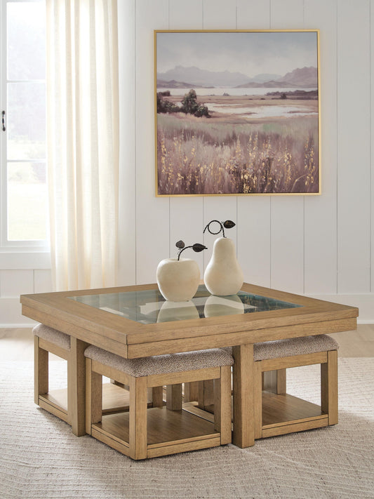Wittenmyer Cocktail TBL w/4 Stools (5/CN) Signature Design by Ashley®