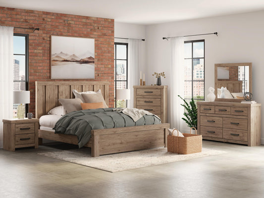 Garistyn Panel Bed, Dresser, Mirror, Chest And Nightstand Signature Design by Ashley®