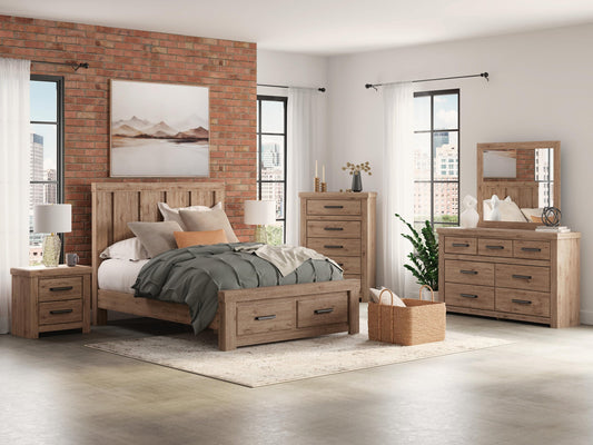 Garistyn Panel Storage Bed, Dresser, Mirror, Chest And Nightstand Signature Design by Ashley®