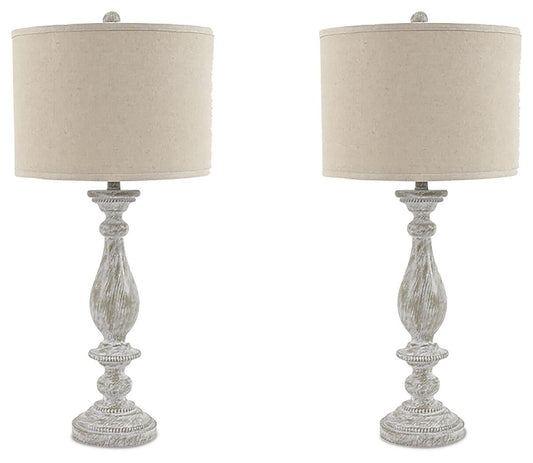 Bernadate Poly Table Lamp (2/CN) Signature Design by Ashley®