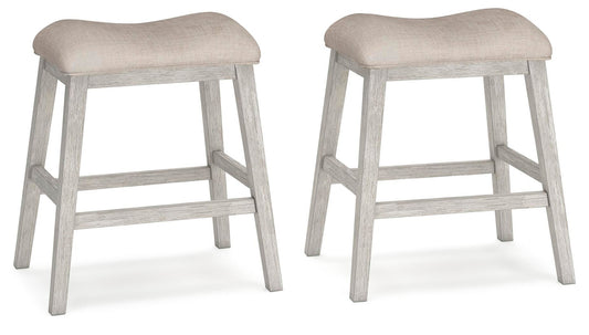 Skempton Upholstered Stool (2/CN) Signature Design by Ashley®