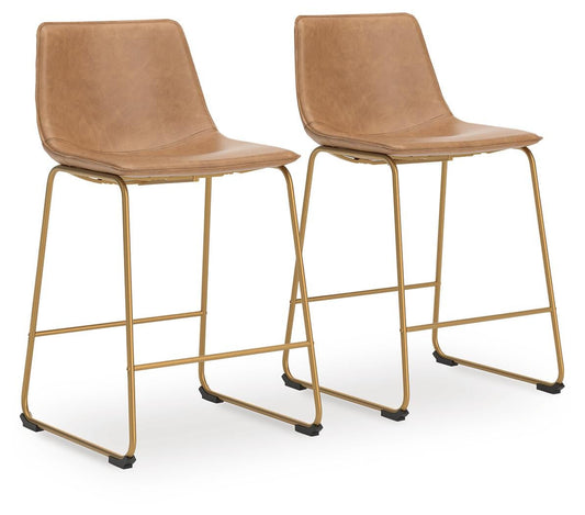 Ciabori Upholstered Barstool (2/CN) Signature Design by Ashley®