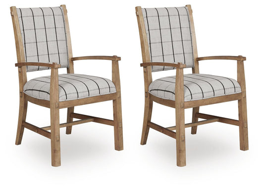 Ridgester Dining UPH Arm Chair (2/CN) Benchcraft®
