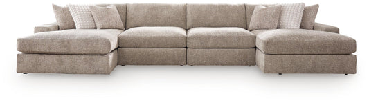 Nexora-Court 4-Piece Double Chaise Sectional Signature Design by Ashley®
