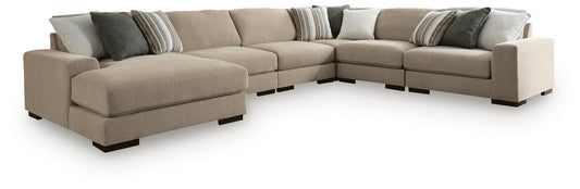 Linenhause 6-Piece Sectional with Chaise Benchcraft®