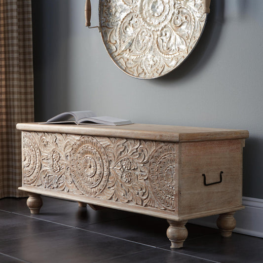 Fossil Ridge Storage Bench Signature Design by Ashley®