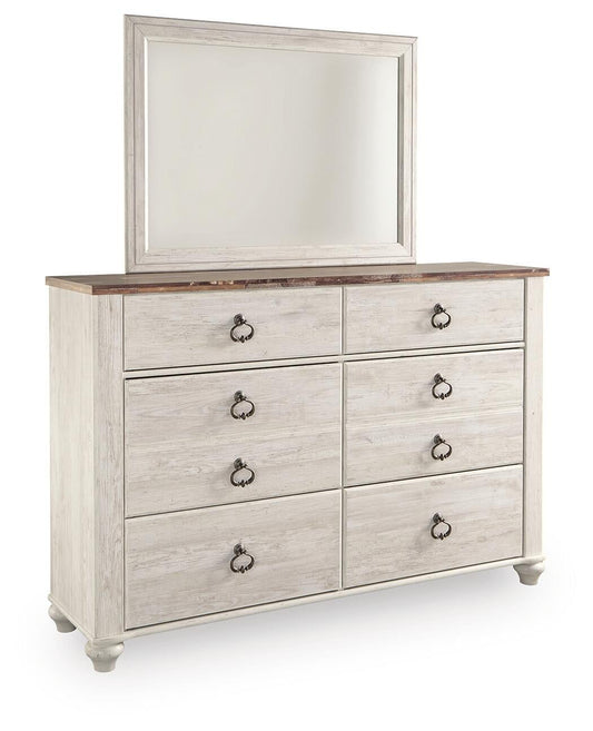 Willowton Dresser and Mirror Signature Design by Ashley®