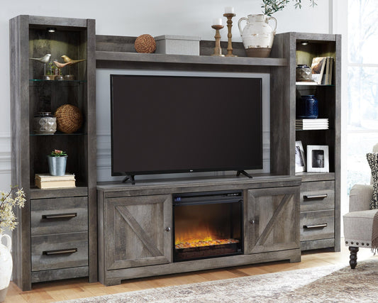 Wynnlow 4-Piece Entertainment Center with Electric Fireplace Signature Design by Ashley®