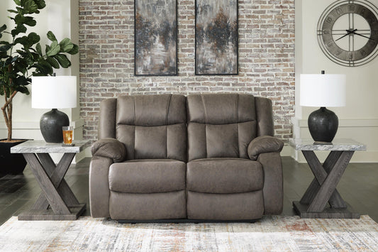 First Base Reclining Loveseat Signature Design by Ashley®