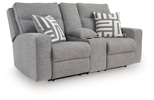 Biscoe PWR REC Loveseat/CON/ADJ HDRST Signature Design by Ashley®